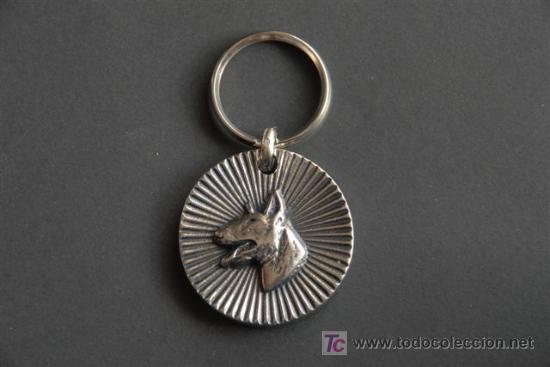 Coleccionismo de llaveros: llavero pit bull terrier - Foto 1