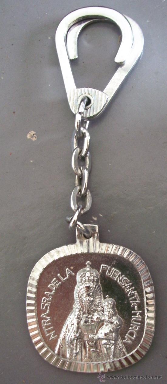 Coleccionismo de llaveros: llavero ntra sra de la fuensanta - murcia  (3x3cm aprox)