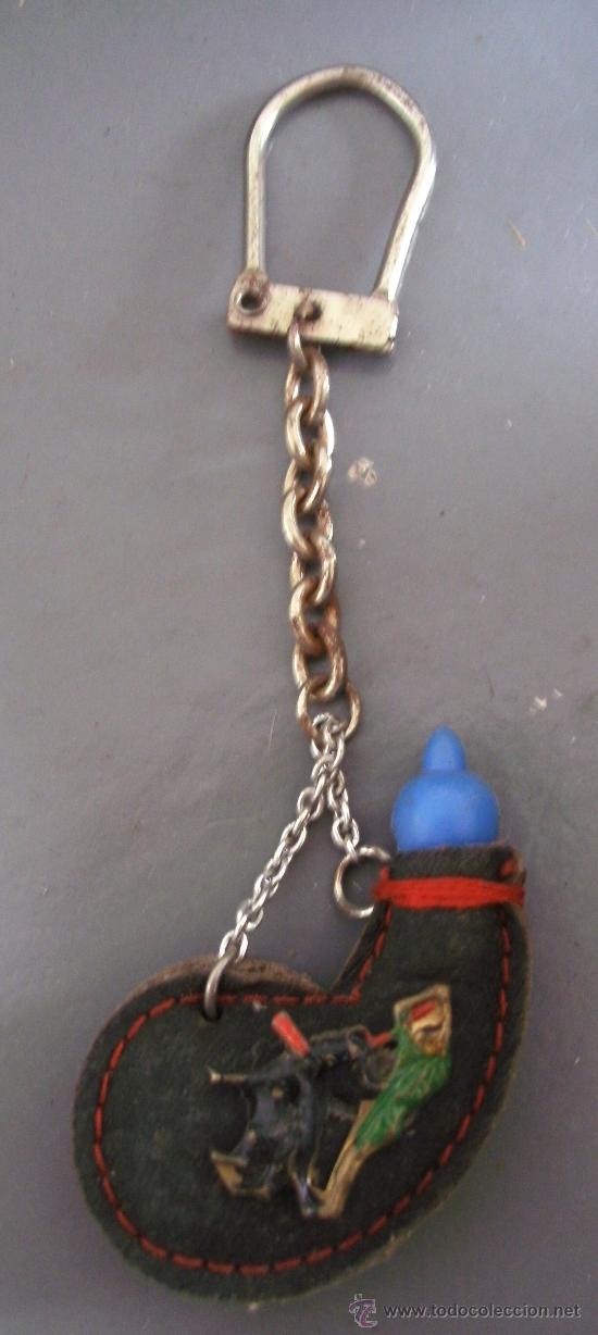 Sammlung von Schl&uuml;sselanh&auml;ngern: llavero tradicional bota de vino   (5cm aprox)