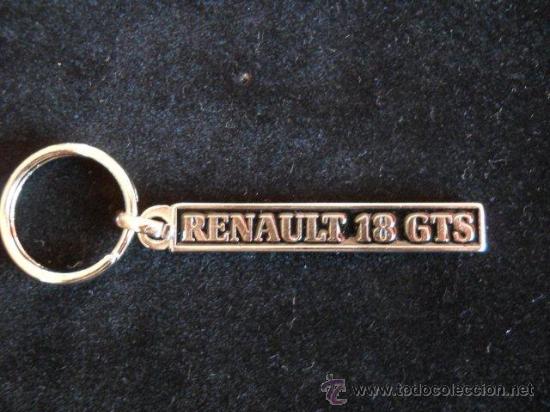 Coleccionismo de llaveros: LLAVERO RENAULT 18 GTS