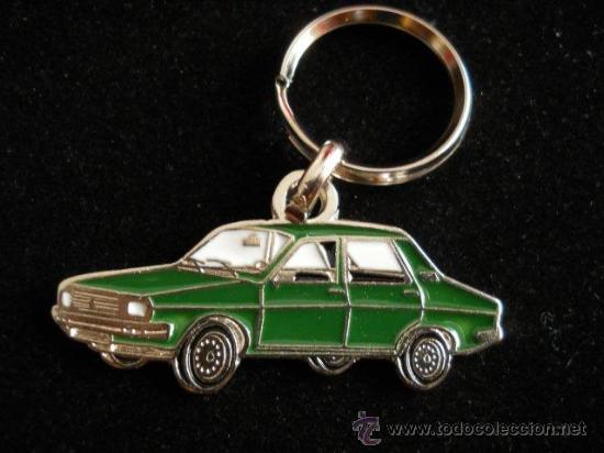 Coleccionismo de llaveros: llavero renault 12 verde