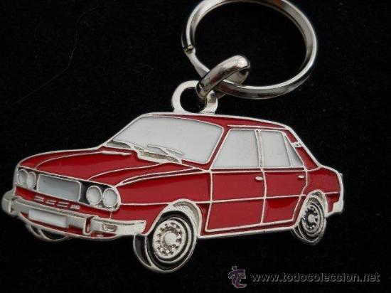 Coleccionismo de llaveros: llavero skoda 120 rojo - Foto 1