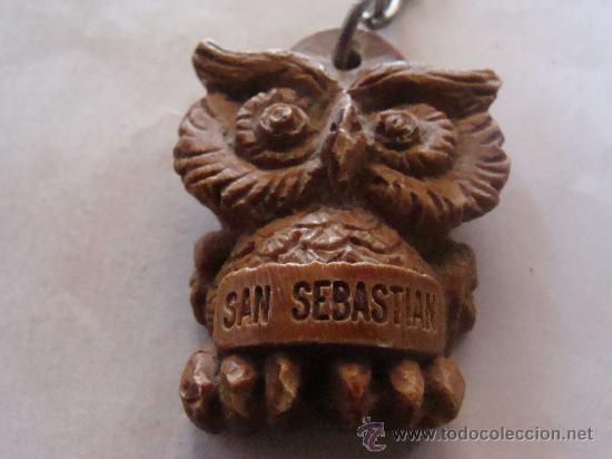 Coleccionismo de llaveros: LLAVERO DE TURISMO. BUHO DE SAN SEBASTI&Aacute;N, DONOSTI. RECUERDO / SOUVENIR.