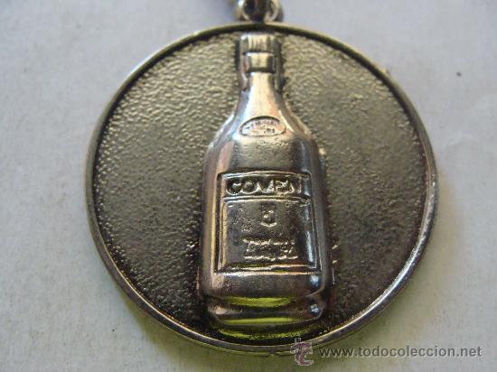 Collectionnisme de portes-cl&eacute;s: LLAVERO DE BEBIDAS. COVEN BRANDY NOBLE. BOTELLA RELIEVE. BEBIDA ALCOH&Oacute;LICA. ALCOHOL.
