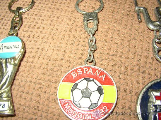 Sammlung von Schl&uuml;sselanh&auml;ngern: ESPA&Ntilde;A 82 AMBAS CARAS