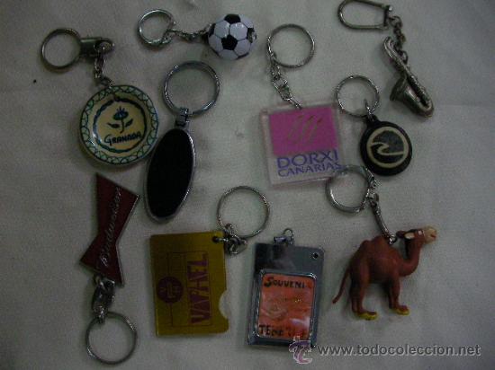 Coleccionismo de llaveros: ANTIGUO LOTE DE LLAVEROS DIVERSOS