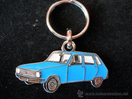 Coleccionismo de llaveros: llavero renault 6 azul
