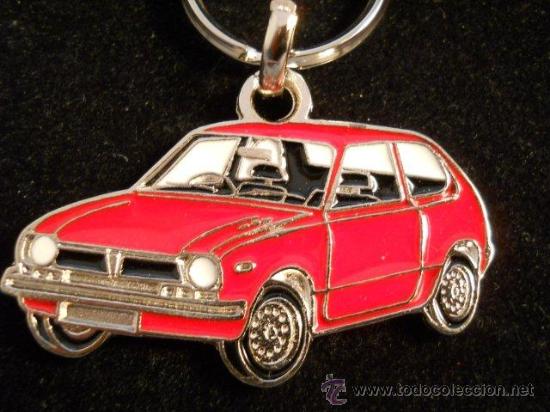 Coleccionismo de llaveros: llavero honda civic rojo