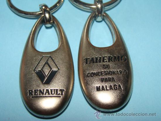 Coleccionismo de llaveros: LLAVERO DE COCHES / MOTOS. RENAULT. CONCESIONARIOS DE M&Aacute;LAGA. METAL CALIDAD.