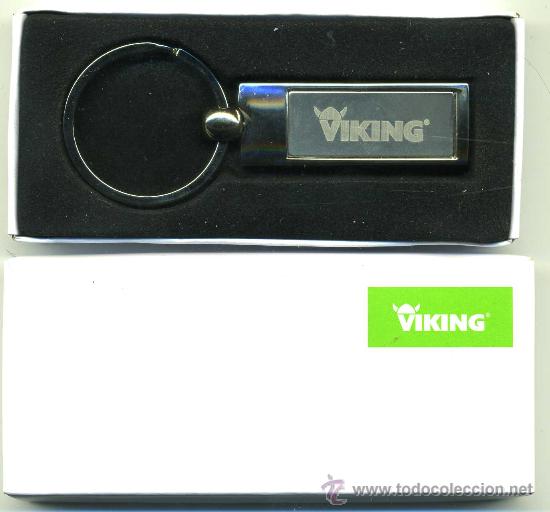 Coleccionismo de llaveros: LLAVERO DE VIKING, MARCA DE MAQUINARIA DE JARD&Iacute;N, CON CAJA ORIGINAL