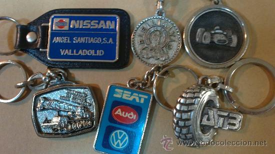 Coleccionismo de llaveros: LLAVEROS PUBLICIDAD AUTOMOVIL.SEIS DISTINT