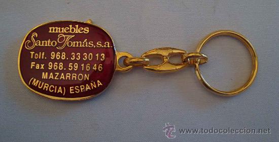 Coleccionismo de llaveros: Llavero Muebles Santo Tomas s.a. Murcia