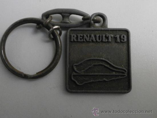 Coleccionismo de llaveros: LLAVERO RENAULT 19 LLAV-647
