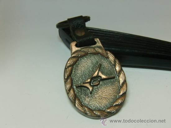 Coleccionismo de llaveros: Llavero metal 40 aniversario industriales del caucho, 1988