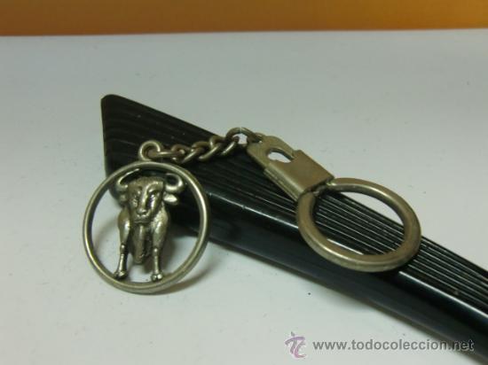 Collection of Keychains: Llavero metal, signo Tauro