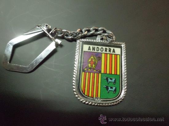 Sammlung von Schl&uuml;sselanh&auml;ngern: LLAVERO HERALDICO ESCUDO  ANDORRA