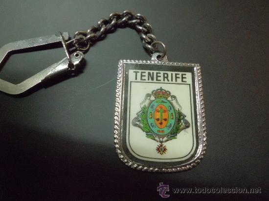 Sammlung von Schl&uuml;sselanh&auml;ngern: LLAVERO HERALDICO ESCUDO PUEBLO Y / o  ciudad TENERIFE