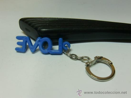Coleccionismo de llaveros: Llavero LOVE, pl&aacute;stico - Foto 2