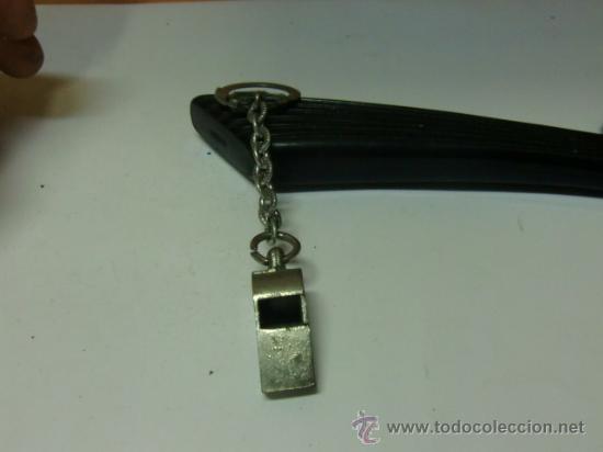 Coleccionismo de llaveros: Llavero Silbato, metal - Foto 2
