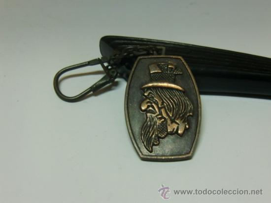 Collection of Keychains: Llavero rostro personaje, metal