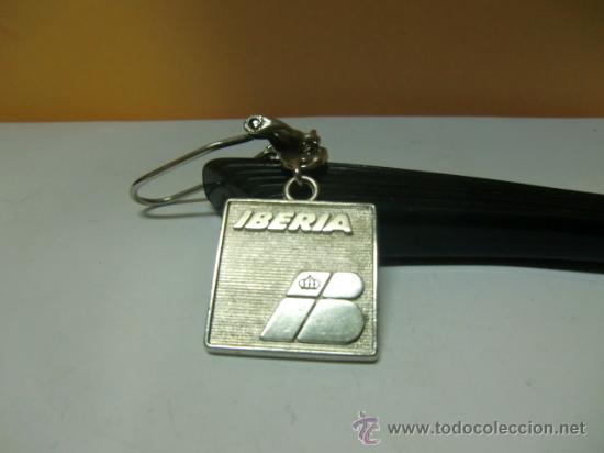Coleccionismo de llaveros: Llavero Iberia, metal - Foto 1