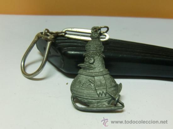 Coleccionismo de llaveros: Llavero de Calimero. Metal - Foto 1