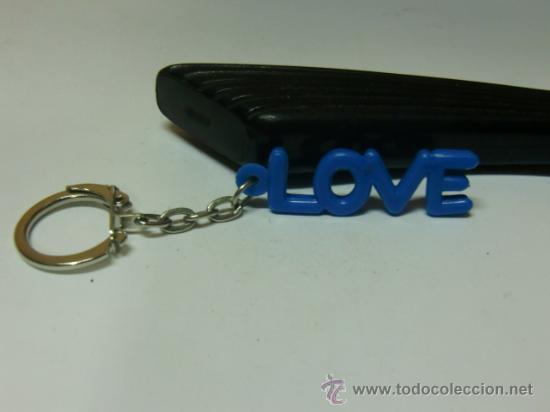 Coleccionismo de llaveros: Llavero LOVE, pl&aacute;stico - Foto 1