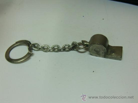 Coleccionismo de llaveros: Llavero Silbato, metal - Foto 1