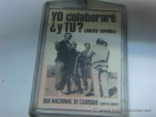 Coleccionismo de llaveros: Llavero de Caritas. Pl&aacute;stico - Foto 2
