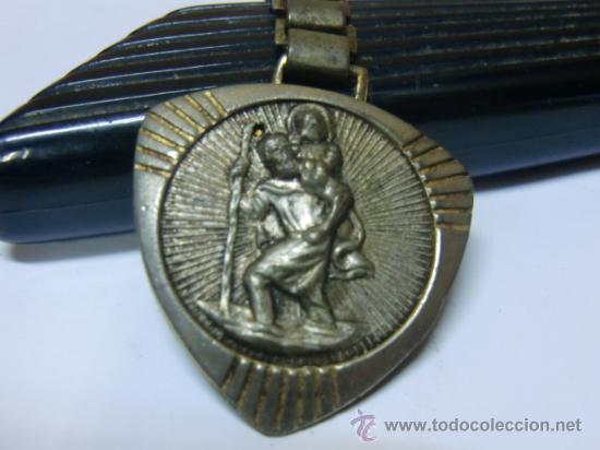 Coleccionismo de llaveros: Llavero de San Crist&oacute;bal. Metal - Foto 1