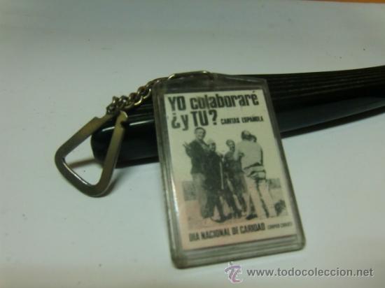 Coleccionismo de llaveros: Llavero de Caritas. Pl&aacute;stico - Foto 1