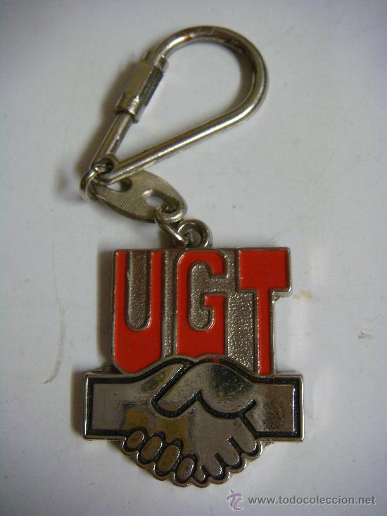 Coleccionismo de llaveros: LLAVERO DE U.G.T. - Foto 1
