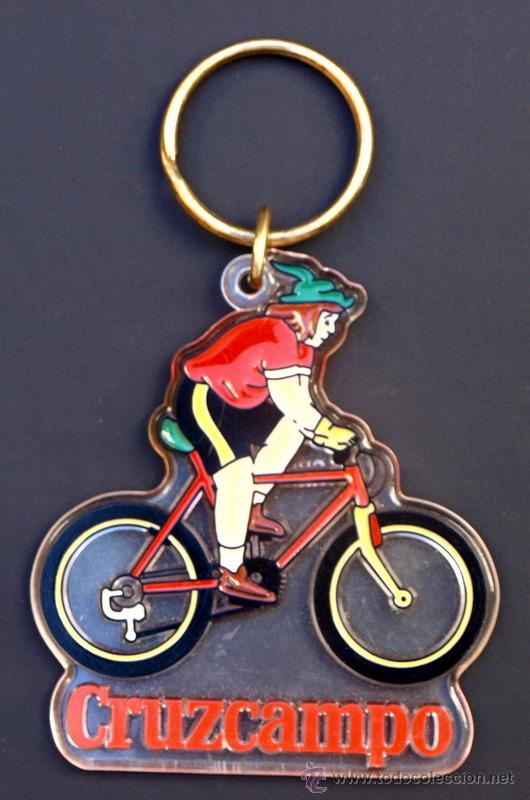 Coleccionismo de llaveros: LLAVERO ANTIGUO DE PUBLICIDAD DE  CERVEZA CRUZCAMPO