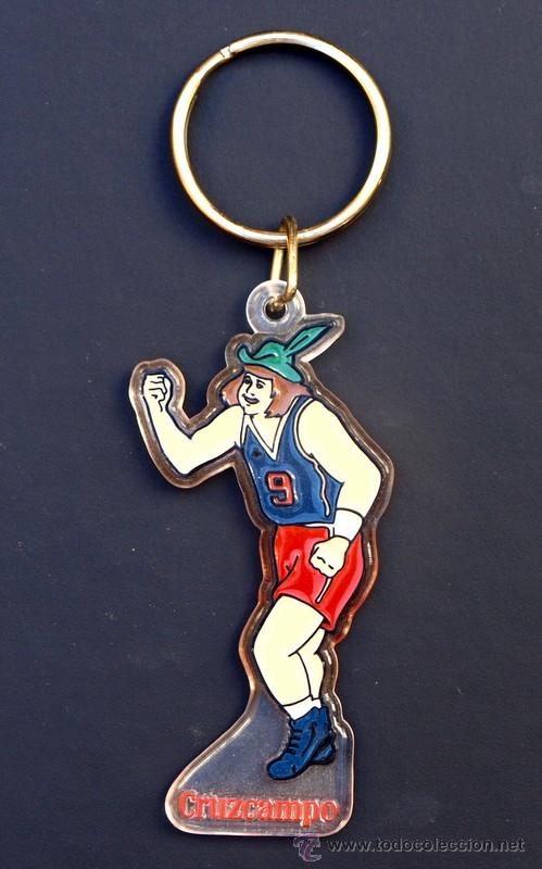 Coleccionismo de llaveros: LLAVERO ANTIGUO DE PUBLICIDAD DE  CERVEZA CRUZCAMPO