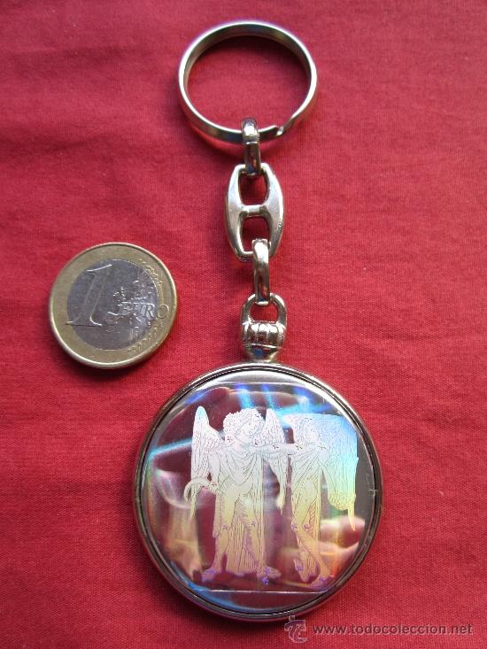 Collectionnisme de portes-cl&eacute;s: llavero con holograma ,signo zodiaco, geminis, a&ntilde;os 90