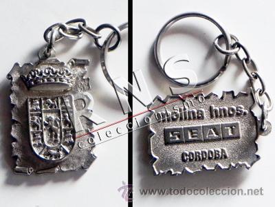 Coleccionismo de llaveros: LLAVERO CON ESCUDO - C&Oacute;RDOBA - SEAT - MOLINA HNOS. - PUBLICIDAD - DE METAL - ANDALUC&Iacute;A