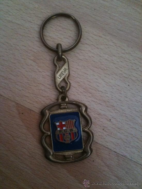 Coleccionismo de llaveros: ANTIGUO LLAVERO LINEVA DEL BARCELONA - Foto 1