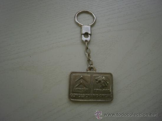 Coleccionismo de llaveros: LLAVERO AUTOMOVILES CITROEN Y PEUGEOT - CONCESIONARIO OFICIAL AUTO IREGUA - LOGRO&Ntilde;O