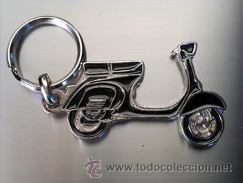 Coleccionismo de llaveros: llavero vespa negra - Foto 1