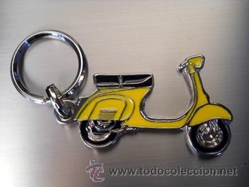 Coleccionismo de llaveros: llavero vespa amarilla