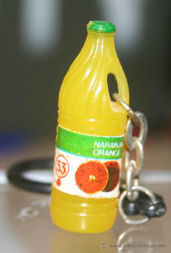 Coleccionismo de llaveros: ANTIGUO LLAVERO DE NARANJA 33 - Foto 1