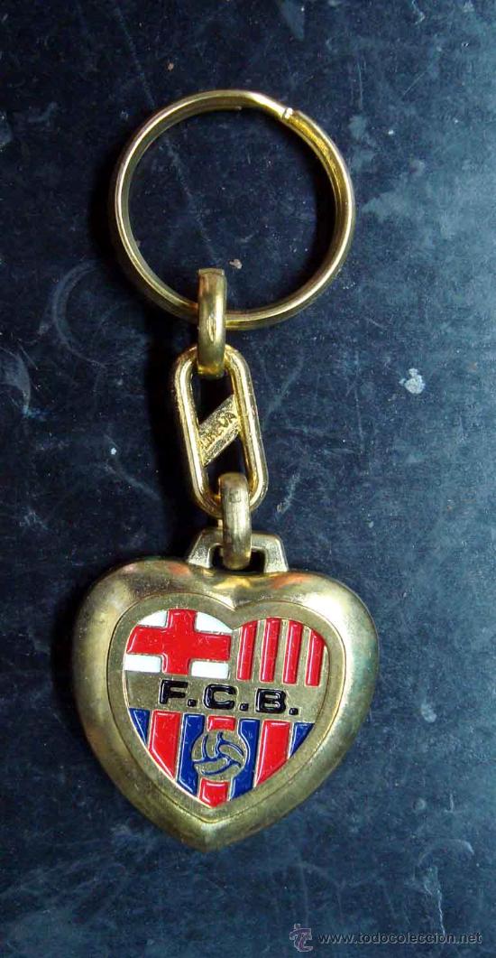 Coleccionismo de llaveros: Antiguo llavero - futbol club barcelona - bar&ccedil;a