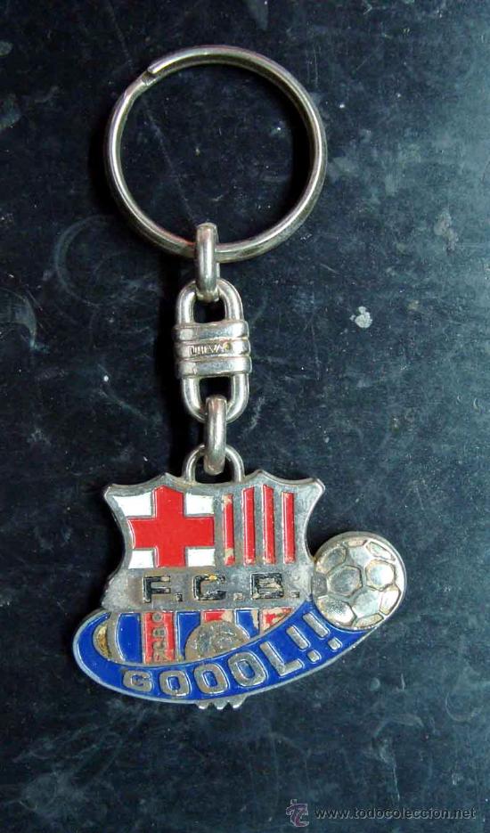 Coleccionismo de llaveros: Antiguo llavero - futbol club barcelona - bar&ccedil;a