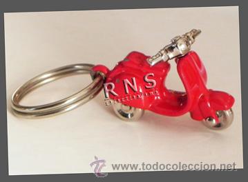 Coleccionismo de llaveros: LLAVERO ESTILO VESPA ROJA - METAL MACIZO PEQUE&Ntilde;A MOTO MOTITO -M&Aacute;S COSAS DE VESPA EN VENTA
