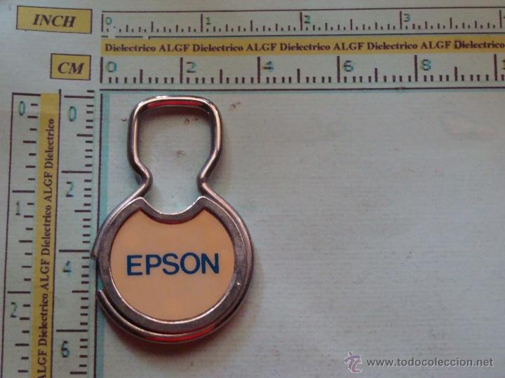 Coleccionismo de llaveros: LLAVERO DE INFORM&Aacute;TICA. IMPRESORAS EPSON. - Foto 2