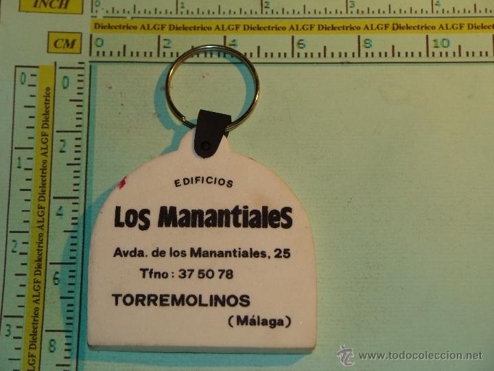 Coleccionismo de llaveros: LLAVERO DE TURISMO. EDIFICIOS LOS MANANTIALES, TORREMOLINOS, M&Aacute;LAGA. - Foto 2