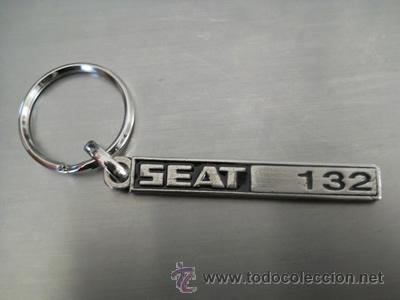 Coleccionismo de llaveros: llavero seat 132 cromado
