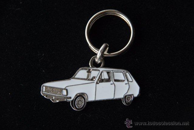 Coleccionismo de llaveros: llavero renault 6 blanco - Foto 1