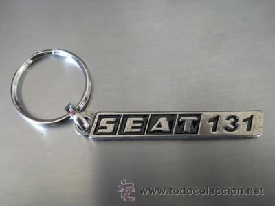 Coleccionismo de llaveros: llavero seat 131 cromado - Foto 1