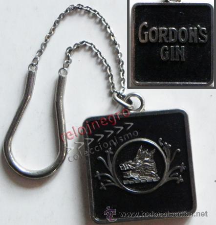 Coleccionismo de llaveros: LLAVERO GORDON'S GIN - PUBLICIDAD GINEBRA BEBIDA - &iquest; ANTIGUO ? - METAL - CABEZA DE LOBO - GORDON